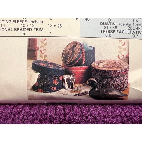 Butterick 6656 sewing pattern decorative hat boxes - Picture 8 of 8